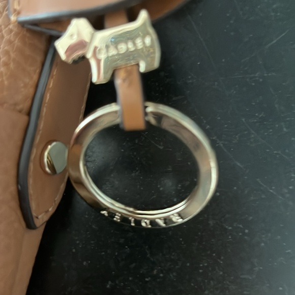 Radley small cognac leather crossbody handbag - Picture 5 of 9